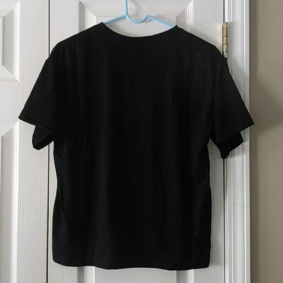 Romwe black  moon phase tshirt Sz L - Picture 3 of 3